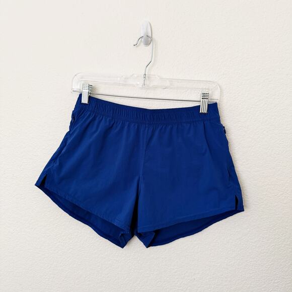 [Fair Harbor] Blue Atlantique Running Shorts Workout Built In Brief Size Small S - Picture 2 of 12